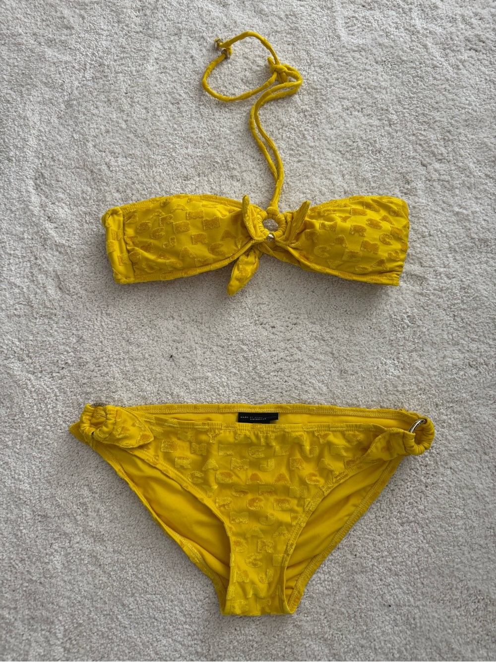 Marc By Marc Jacobs Bright Yellow Swimwear Top